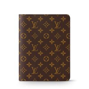Louis Vuitton Monogram Brown Desk Agenda Cover